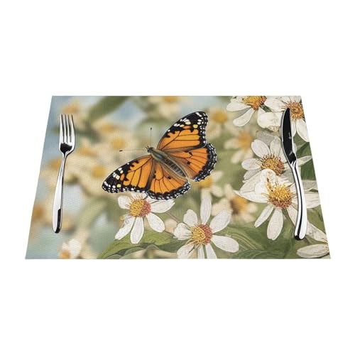 Sets de table lavables et antidérapants contre les taches de repas - 4