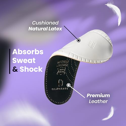 Plantillas ortopédicas de cuero natural para zapato miniatura 4