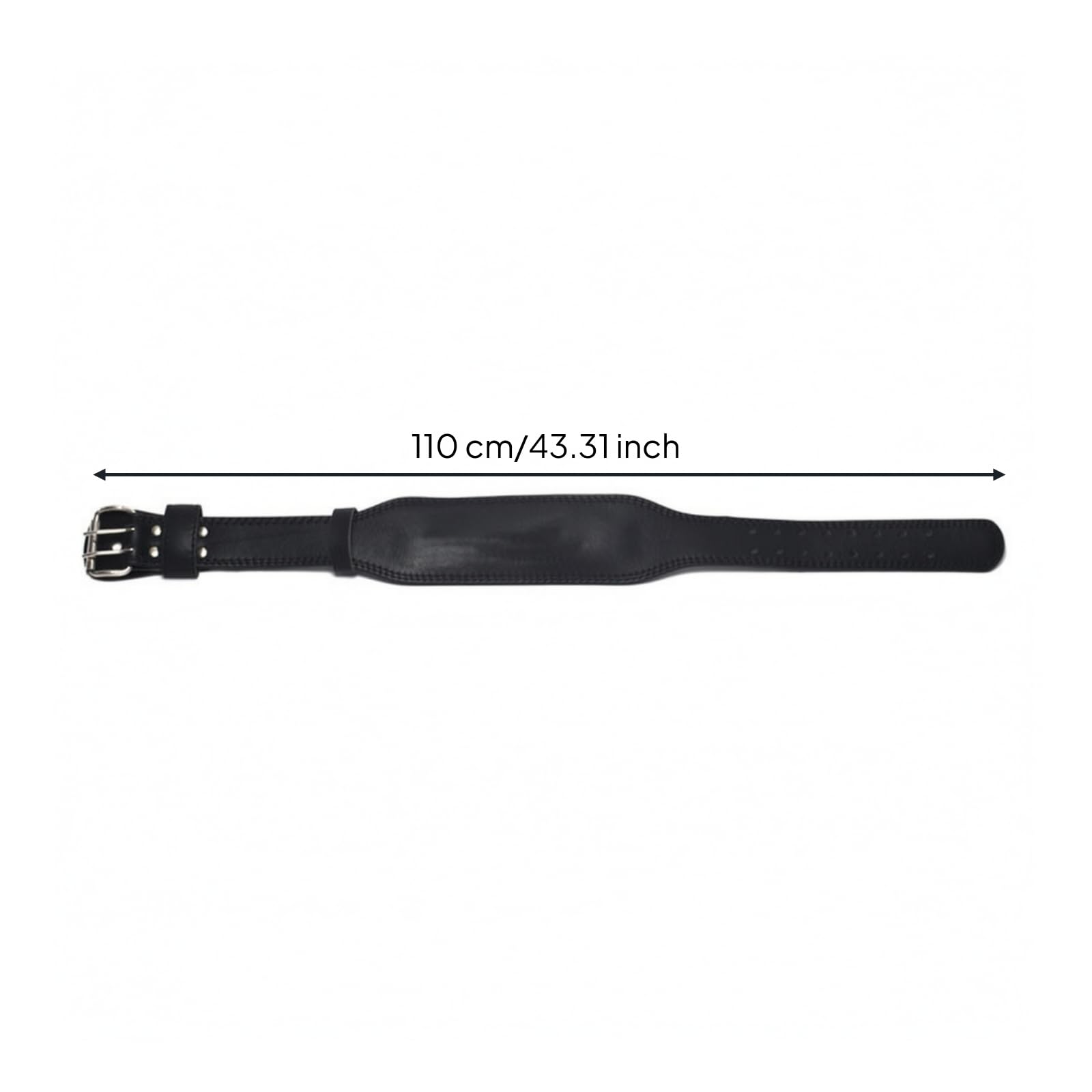 Cintura con Fibbia a Rullo Comoda, Nero, M – Circonferenza Vita 86-104 Cm