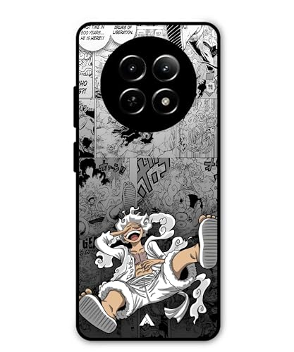 Image of Premium Anime 2 Case for Realme Narzo N65 (Glossy Finish) Soft-Touch Metal TPU Back Cover, Shockproof, Designer, Aesthetic Mobile Phone Case
