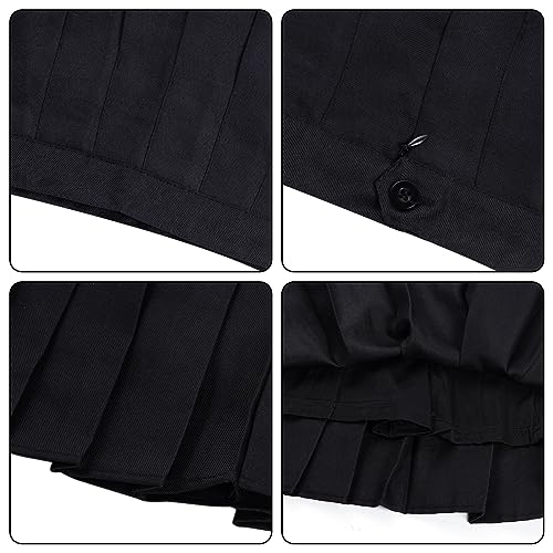 Rbenxia Womens Girl High Waisted Pleated Skirt A-Line Mini Skirt School Uniform Skater Tennis Skirts with Lining Shorts2