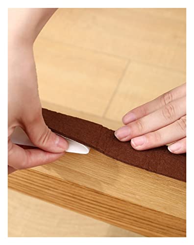 Cinta autoadhesiva de fieltro marrón OGRAFF para proteger patas de muebles y suelos 3