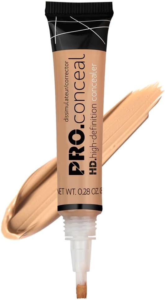 NANCY AJRAM X La Pro Hd Conceal Liquid Concealer For Face Makeup, Full Coverage Beauty Color Corrector, Ideal For Dark Circles, Womens With Natural Finish, For All Skin Types (Pure Beige, Gc - 976)
