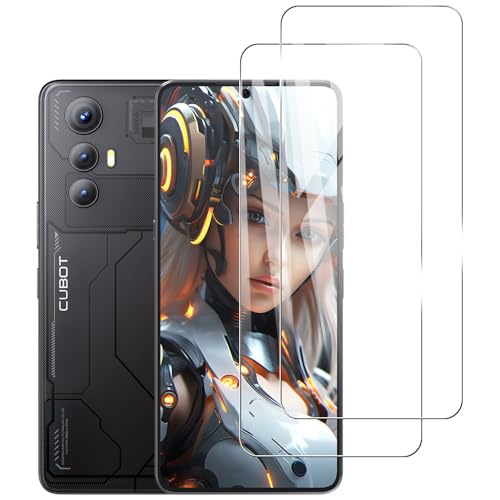 MARR Cubot Max 5 �t�B�����y2���Z�b�g�z���ʂ̃K���X�t�B���� Cubot Max 5 �X�}�[�g�t�H���Ή� 9H�d�x�̉t���ی� 2.5D 0.3mm�����^ �A�T�q�K���X�̗p �ώw�� ������ �����ߗ� ���E���h�G�b�W���H