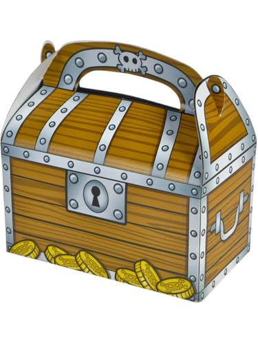 Rhode Island Novelty 6.25 Inch Treasure Chest Treat Boxes