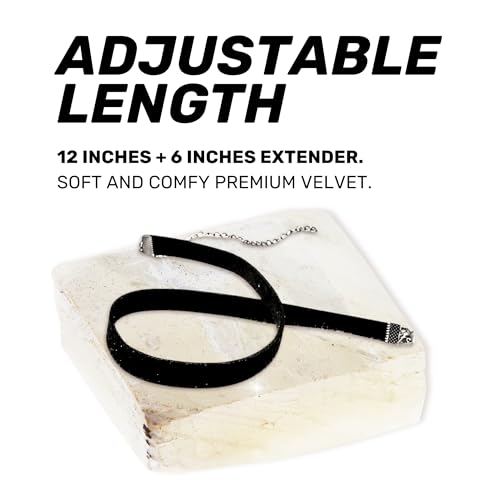 BodyJ4You 2PC Tattoo Choker Leather Necklace Set - 90s Choker Necklace for Women - 2000s Y2K Vintage Collar Neck Lace - Gothic Jewelry Emo Scene Accessories Punk Rock Femboy Statement3