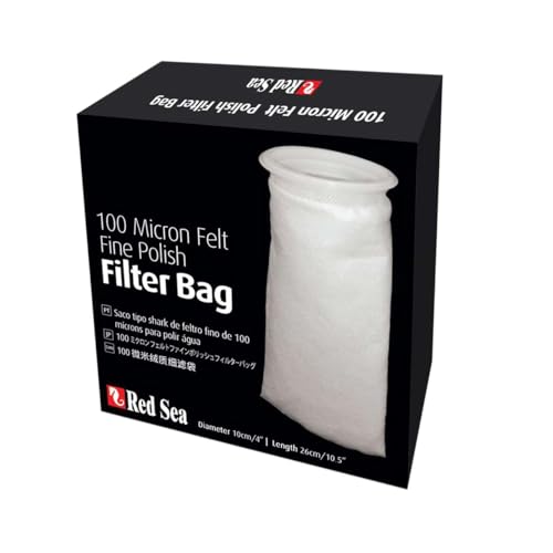 Red Sea Reef 100/225 Micron Filter Bag, Filter Beutel - 10cm Durchmesser (100 Micron Feingewebebeutel (aus Filz))