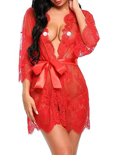 Lingerie érotique en dentelle pour femme : ensembles de nuit et nuisettes sexy