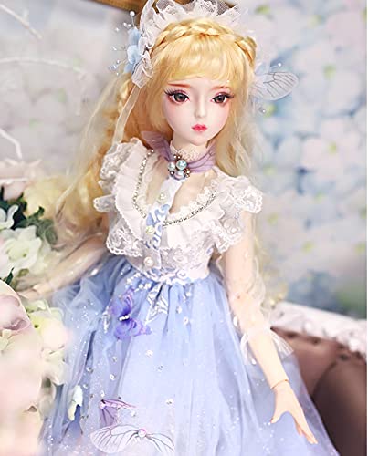 Aongneer Bjd Dolls Collector Dolls 1/3 Bjd Doll, Rotatable Joints Made To Move Doll With Gorgeous Doll Clothes And Wig, Look Like Fashion Fairy Dolls Valentine's Day Gifts-Rainie #TOP4