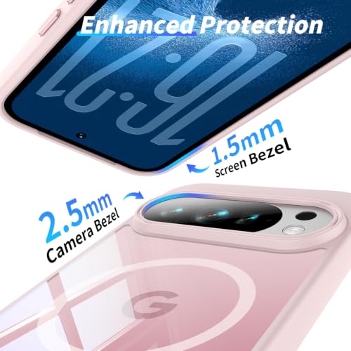 Image of Magnetic Case with Clear Back for Google Pixel 10 /10 Pro, Fit for MagSafe