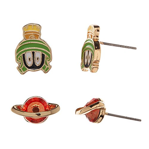 Bioworld Marvin the Martian Earrings - Looney Tunes Accessories for Girls