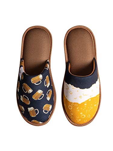 Dedoles Chaussons amusants et colorés pour homme - Taille 40-41, 42-43, 44-45, 46-47 - Mousse à mémoire de forme, multicolore, 46/47 EU Cover