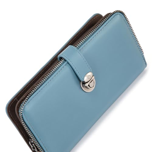 Montana West Large Bifold Wristlet Wallets for Women with ID Window - image 5