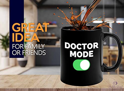 Flairy Land Pharmacist Coffee Mug 11oz Black - Doctor mode on - Nurse Doctor Chemist Pharmacy Technician Patient Practicioner Laboratory Research Technologist