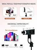 QIVORO 71"/180cm Phone Tripod, Portable Extendable Selfie Stick with Wireless Remote, Mobile Tripod Stand for Filming/Video Recording/Photo/Live Stream/Vlog, Compatible with Smartphone & Camera - Image 3