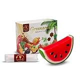 Greenaree Fruit & Flower-Shaped Natural Soap Bar with Vitamin B3 & Aloe Vera – Moisturizing, Gentle for Sensitive Skin, Includes Foam Net, Handmade in Thailand – Body & Hand Use (1 Bar)
