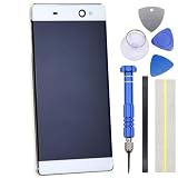 Double Sure Schermo Assmely con telaio per Sony Xperia XA Ultra F3212 IPS LCD Screen con Toolkit
