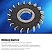 High Speed Steel Milling Cutter, Fine Punching, Large Cut Out Design, Gear Cutter Disc, Industrial Supplies, 100mm Diameter, 18 Teeth