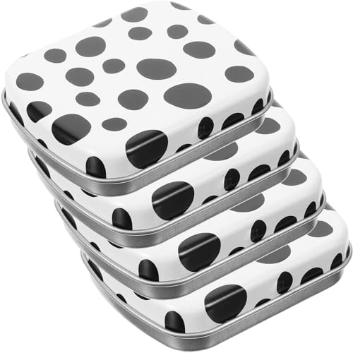 Caja rectangular metálica mini 4 piezas Holibanna miniatura 1