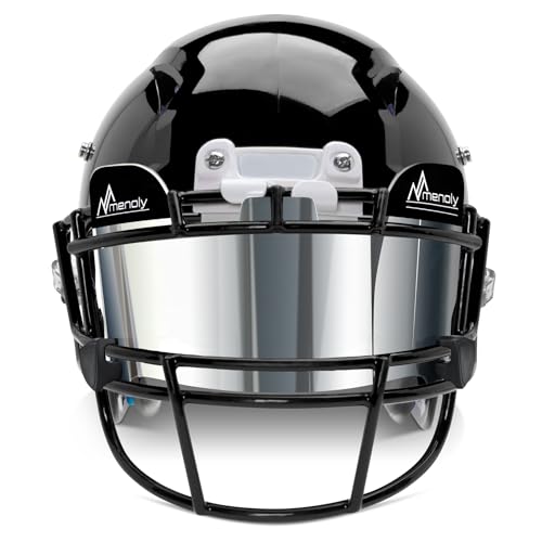 MENOLY Football Visor, Youth Football Helmet Visor, Scratch Resistant, UV Block, Facial Protection Visor for Football Helmet - Thumbnail 2