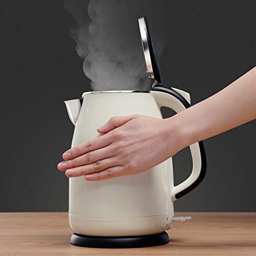 Kettle eléctrico de acero inoxidable 1.8L blanco miniatura 3