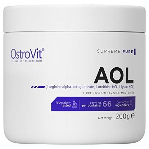 OstroVit Supreme Pure AOL 200 g - Amino Acids - L-arginine - AAKG - L-ornithine - L-lysine Cover