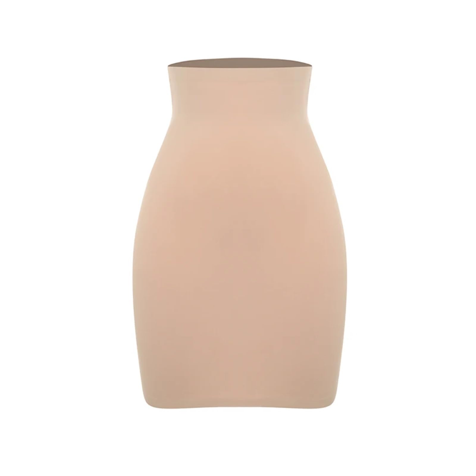 Robe Sans Couture Pour Le Ventre Et La Hanche Jupon anti-adhérent au-dessus du genou, demi-jupe for robe, vêtement gainant, modelant le corps, sous-vêtement lisse, contrôle du ventre, jupe courte Pour