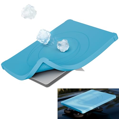 Image of Blue Starlink Mini Cover, Starlink Mini Protective Cover Liquid Silicone Sleeve Accessories for Camping Outdoor Protector from Scratching Hailstone