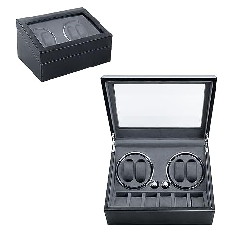 Mcbazel Automatic Watch Winder with LED Light Cover
