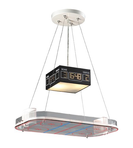 Elk 5138 2 2-Light Pendant in A Hockey Motif