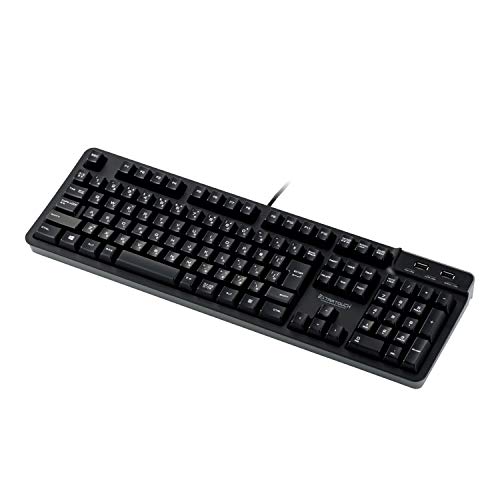 (未使用･未開封品)　エレコム PS4用/メンブレン式キーボード/108キー/USB/L/ブラック kmdlckf 41KHJUAWaiL.jpg