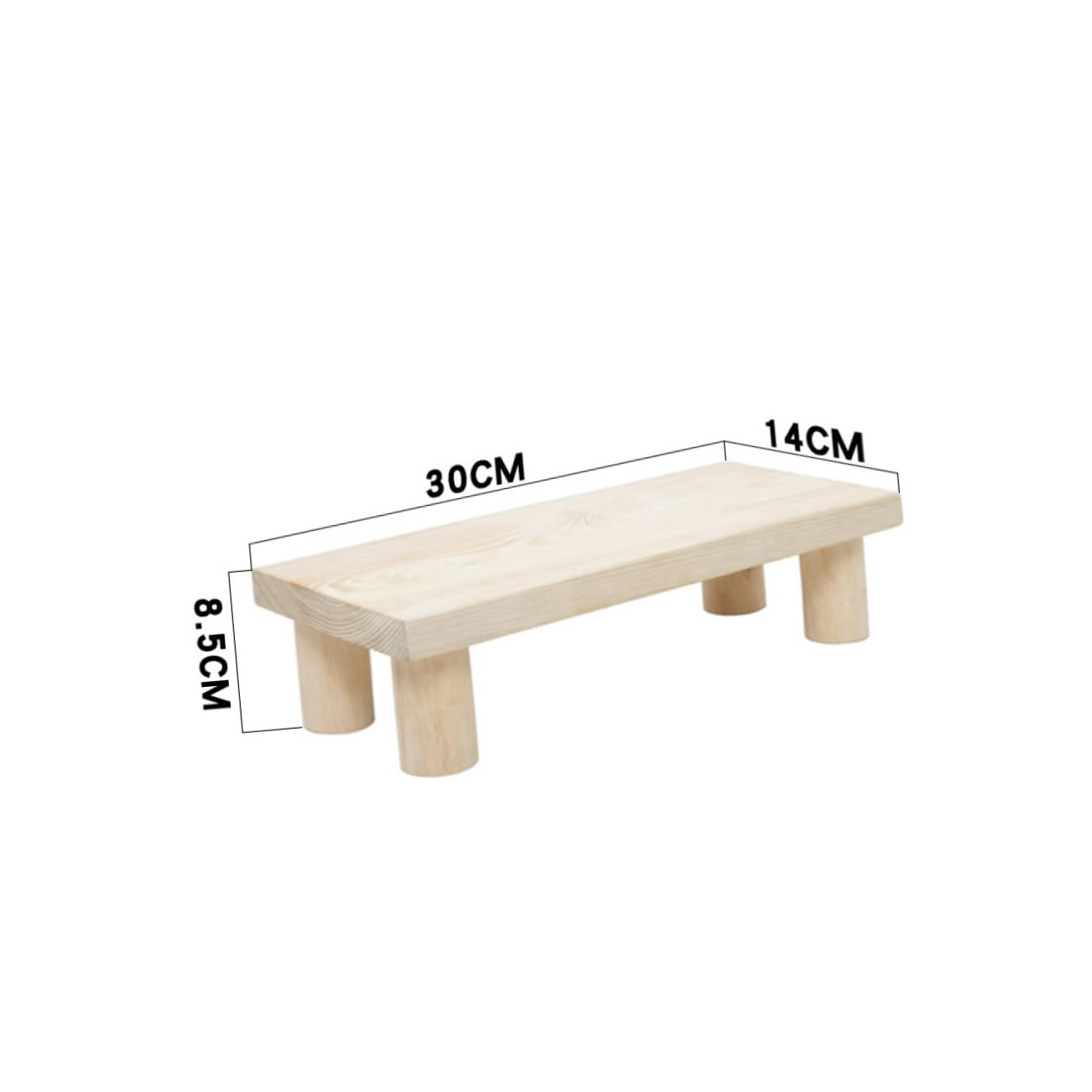 1pezzi Sgabello Per Ragazzo Ragazza Legno Pedana Antiscivolo Per Toilette Sgabello Multiuso Per Casa e Bagno Design Elegante e Pratico Per Uso Quotidiano