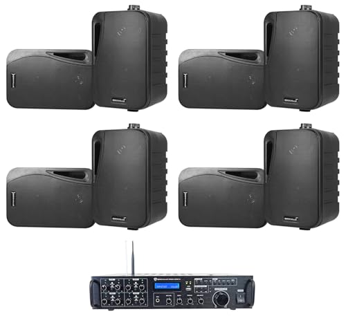 Rockville Rock Zone 8 with HP4S-8 Wall Speakers: Evidence-Separated Review of Claimed Specs and Open Questions