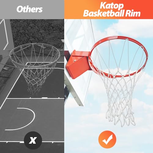 image for Katop Breakaway Basketball Rim, Heavy Duty Double Springs Basketball R