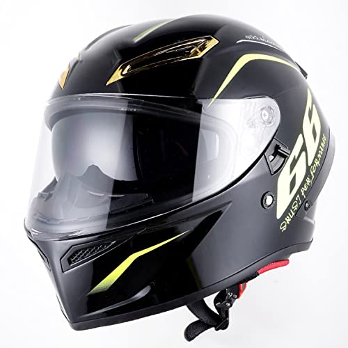 Casque intégral de moto anti-buée double visière pour éliminer les reflets
