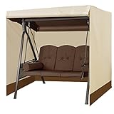 Outdoor Swing Cover 3 Seater Swing Covers for Outdoor Furniture Patio Swing Cover Durable Hammock Ou