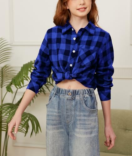 SANGTREE Matching Flannel Shirts for Family Dad and Son Family Flannel Shirts Mommy and Me Plaid Shirts Daily Party4