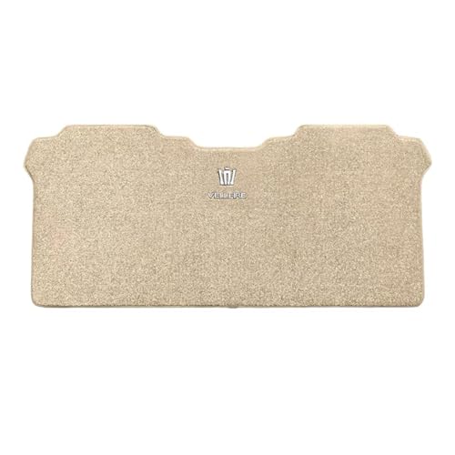 QiuFu 互換性がある トヨタ ヴェルファイア 20系 30系 ガソリン車 ハイブリッド車 40系 フロアマット 2列目 2列目カーペット ロゴ入りカーペット 傷防止 汚れ防止 跡隠し カスタムパーツ 車種専用設計 簡単取付 (30シリーズハイブリッド)