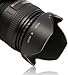 49MM Tulip Lens Hood for Canon EOS R10, EOS R50, EOS R100 with 18-45mm, EOS M6 II, EOSM50, EOS M50 II, EOS M100, EOS M200 Cameras with 15-45mm Lens, Fuji X100V, GFX100RF, Alpha A3000 with 18-55mm Lens
