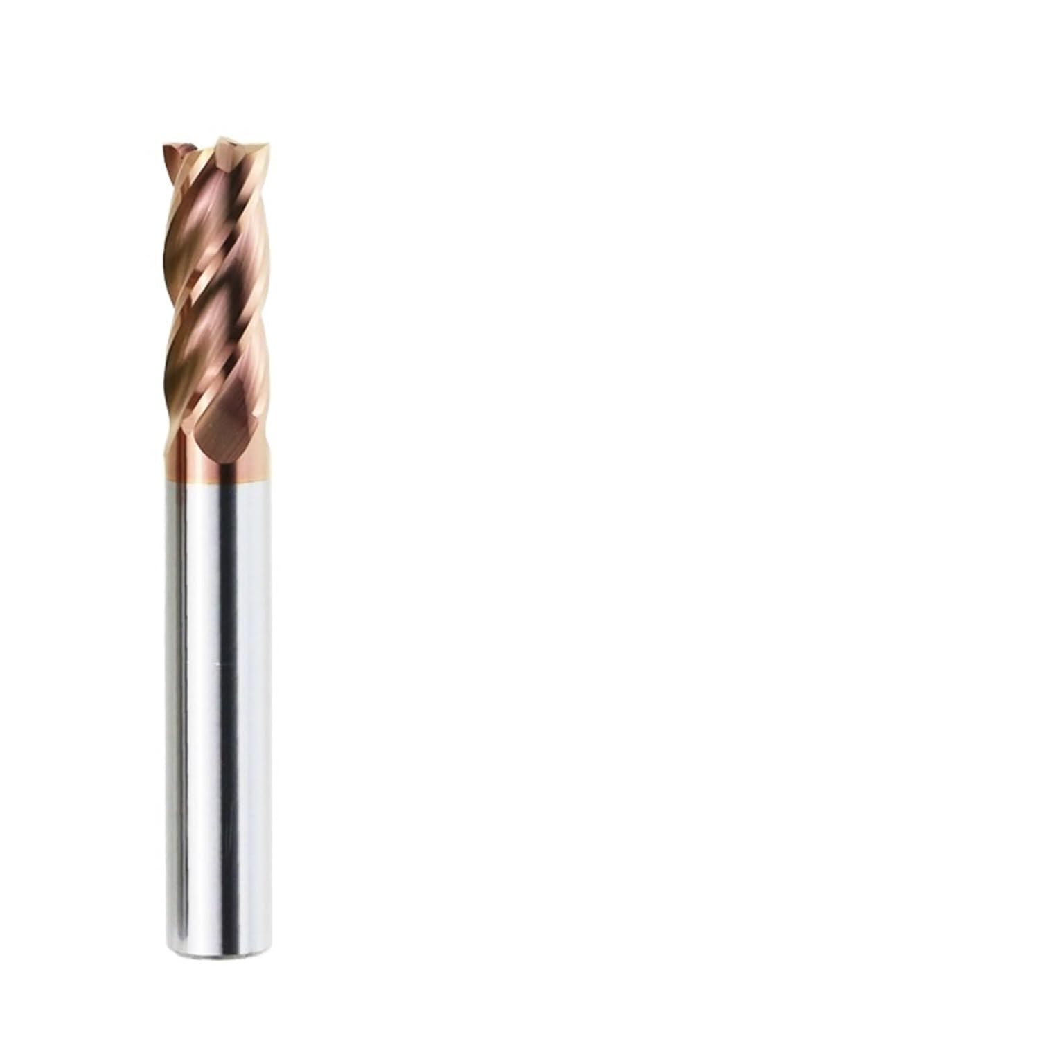 HRC55/65 Carbide Cutter Flat End Mills Metal Cutter Tungsten Steel End Mill Tungsten Carbide End Mills CNC Milling Cutter(HRC55 4F,D20xD20x100L)
