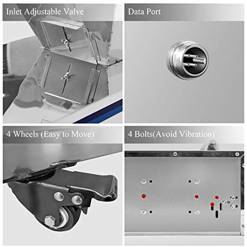 Hanchen Powder Filling Machine Lcd Display Automatic Powder Filler 20-3000G Particle Filling Machine For Bag Bottle Bucket Filling Powder Pill Tea Seeds Grains Components 110V #TOP5