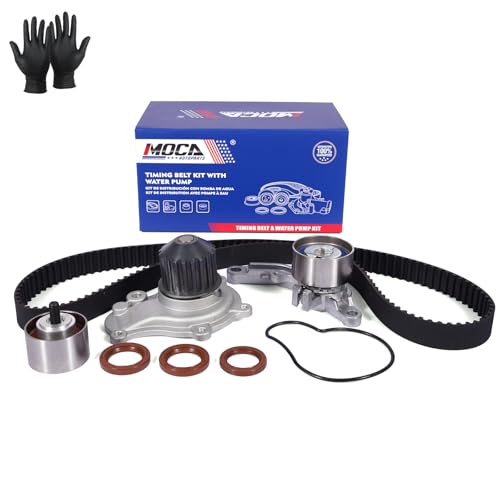 MOCA Timing Belt Kit Water Pump Fit 2003-2008 for Chrysler PT Cruiser 2.4L & 2002-2005 for Jeep Liberty 2.4L & 2003-2007 for Dodge Caravan 2.4L