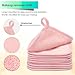 5/10Pcs Microfiber Face Cloths Reusable Makeup Remover Cloth Makeup Towels Face Deep Cleaning Pads Skincare Beauty Tools(Gray,5pcs)