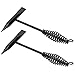 2PCS Welders Chipping Hammer 250mm, Spring Handle Welding Slag Spatter Removal Tool, Heavy Duty Stainless Steel, Resistant, for Electrician Maintenance and Machinery Work