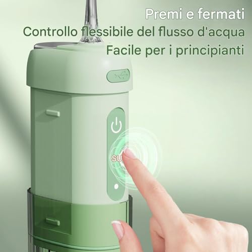 Hydropulseur dentaire portable sans fil étanche avec réservoir de 200 ml