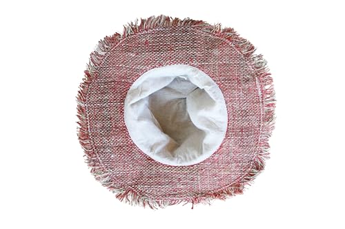 Image of Hemp Sun Hat Wired Wide Brim Big Sizes M /L /XXL Farmers,Raw Hemp Natural Garden Summer Hippie hat