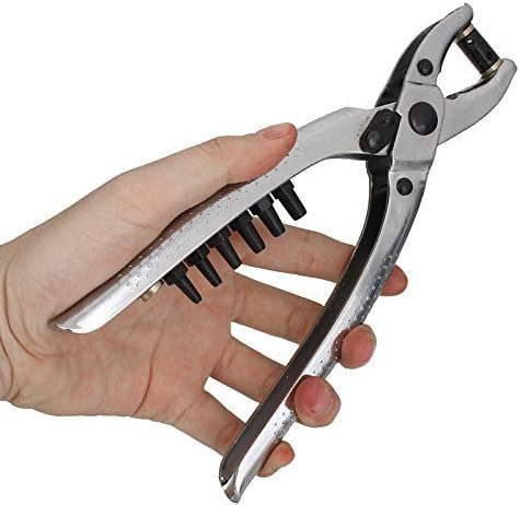 ZXY-NAN Metal Rivets Eyelet Hole Punch Pliers Tool with 100Pcs Eyelets Grommets 2Pcs Tool for Shoes Bags Leather Belt