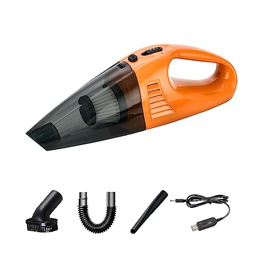 KERALI Aspiradora de mano, pequeño limpiador inalámbrico recargable para el hogar, accesorios de limpieza del hogar, aspiradora portátil para cama, sofá, escritorio, asiento de coche, armario