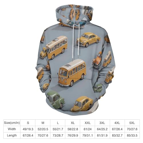 Pull à capuche imprimé mignon sans décoloration sweat léger pour toutes saisons