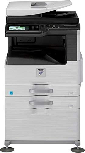 Sharp MX-M264N Ledger-size Monochrome Networked Digital MFP - 26 ppm, Copier, Printer, Scanner, Duplex, RSPF, 2 Trays, Cabinet (Renewed)